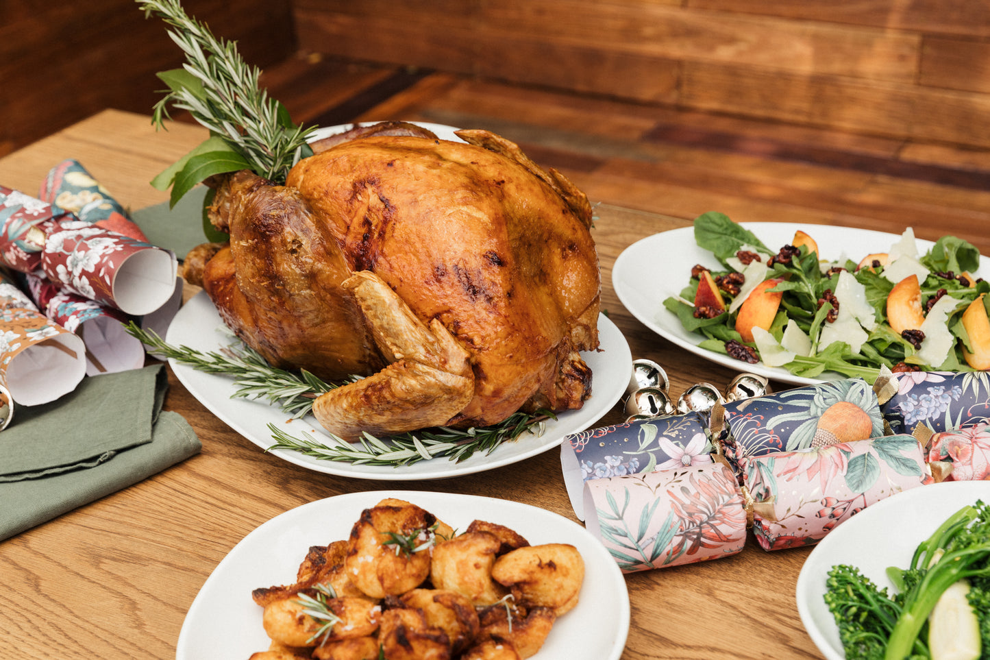 Whole turkey with chestnut stuffing