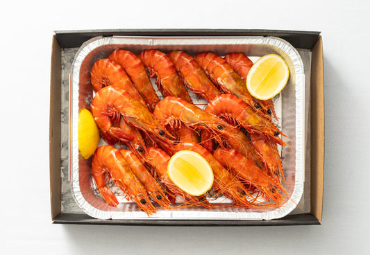 Cooked Queensland prawn