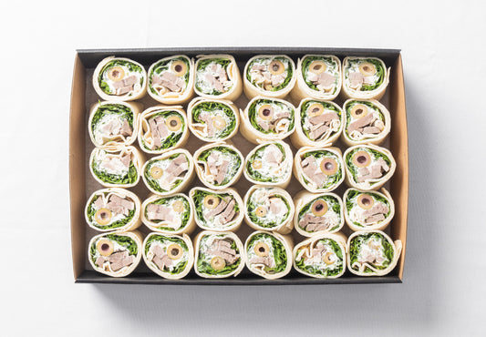 Lamb, tzatziki & olive wrap