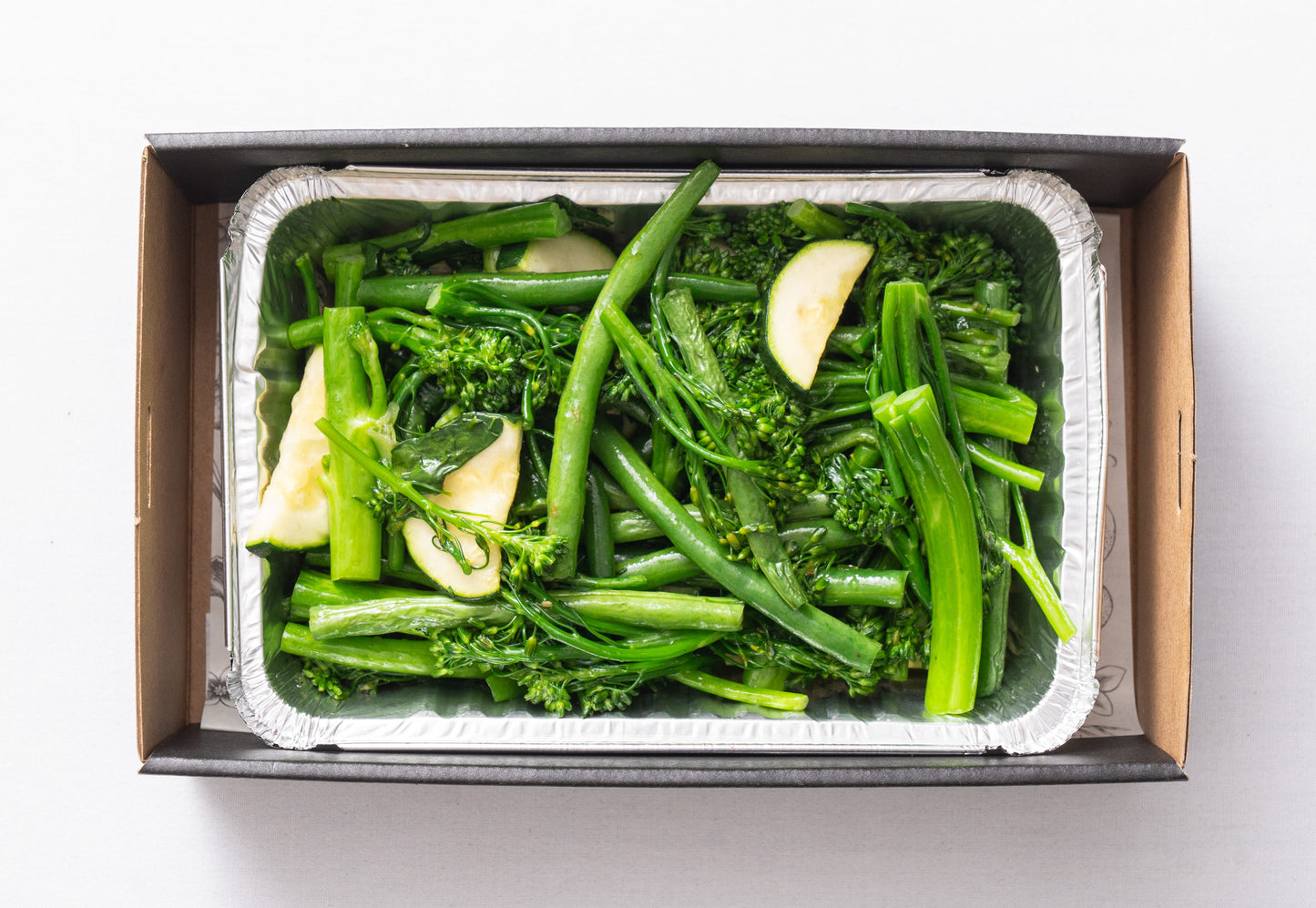 Steamed greens, lemon olive oil & oregano