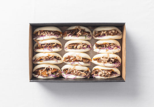 Sticky pork belly, shredded cabbage & coriander bao