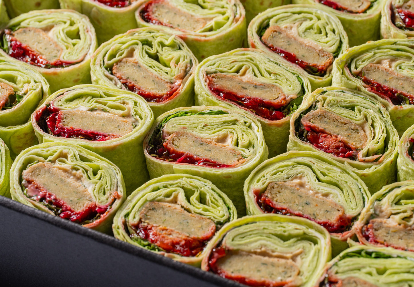 Falafel, beetroot & zhoug wrap