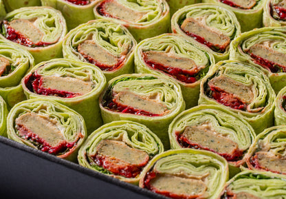 Falafel, beetroot & zhoug wrap