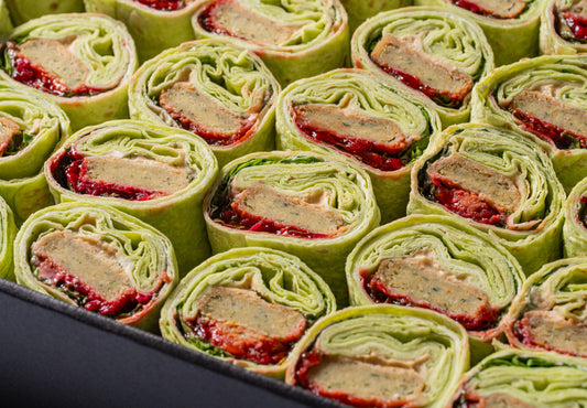 Falafel, beetroot & zhoug wrap