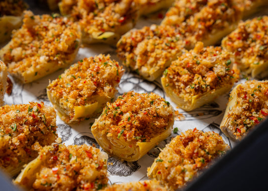 Sicilian stuffed artichoke