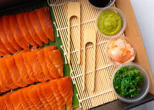 Salmon sashimi - large