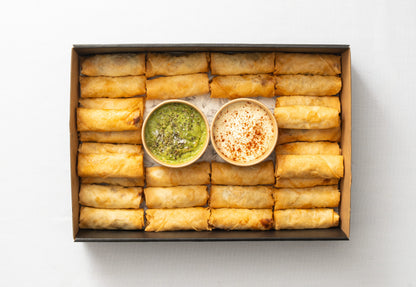 Beef nacho spring roll