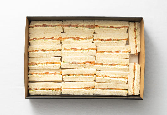 BK smoked salmon cocktail sandwich