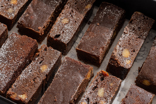 Chocolate and macadamia brownie