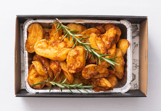 Crisp duck fat potatoes