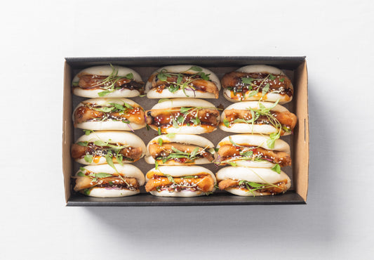 Crispy miso eggplant & nori bao