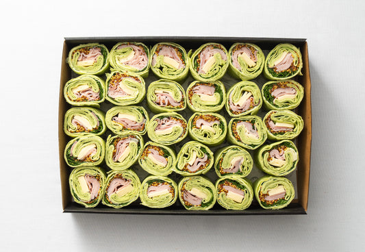 Leg ham, cheese & seeded mustard wrap