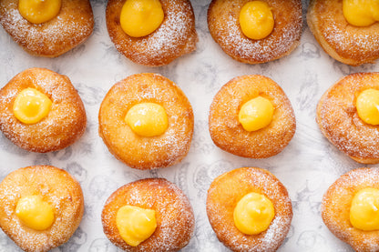 Lemon curd donut