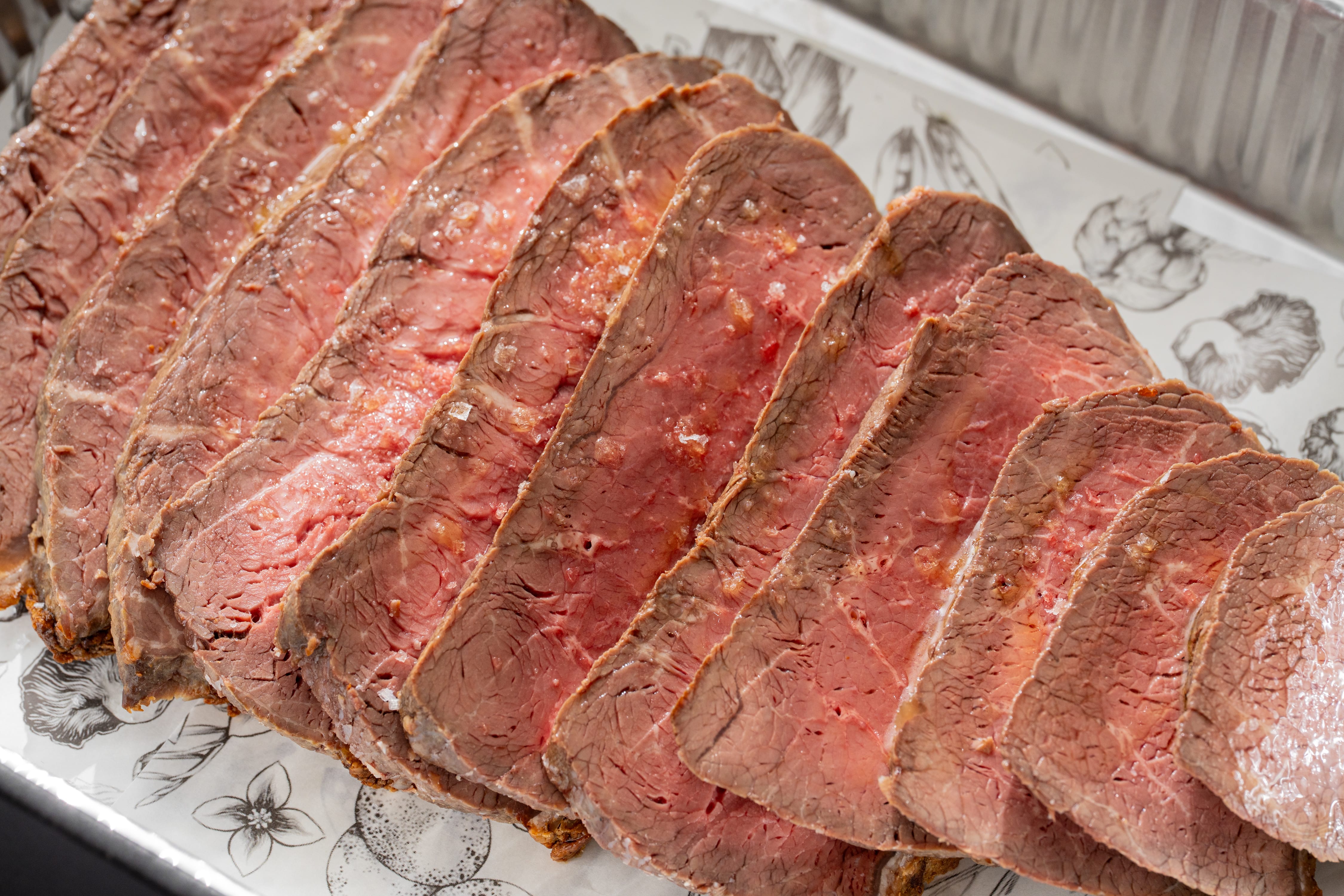 Roasted beef rump cap – Catering by Simon Sandall