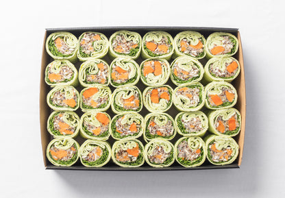 Sweet potato, quinoa & rocket wrap